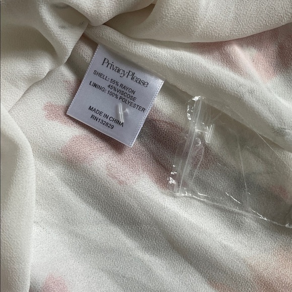 Privacy Please Floral Deep V Mini Dress - Picture 11 of 12